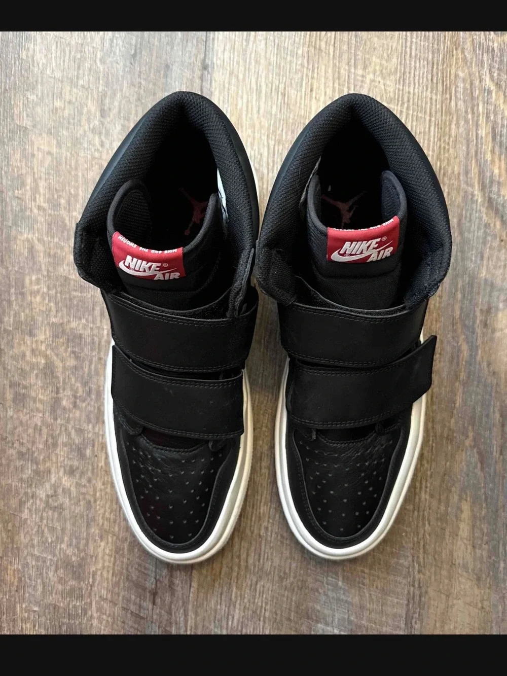 Nike Air Jordan 1 Retro Double Strap Black Men’s Size 13 Sneakers Shoes AQ7924-0
